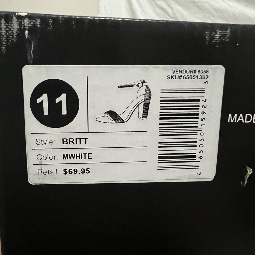 Sparkly Block Heels - image 5